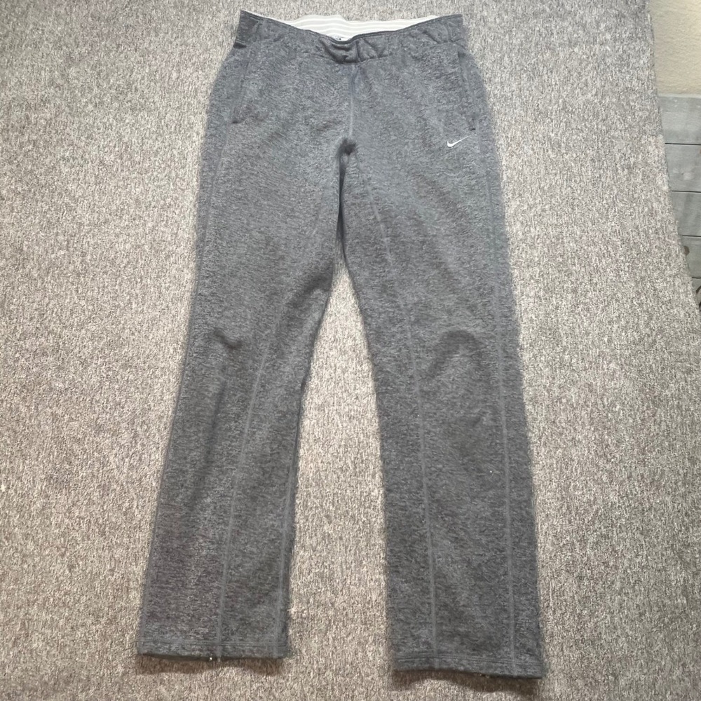 Nike Therma Fit Athletic Jogger Sweatpants Womens Gray Heathered‎ Size S 717432